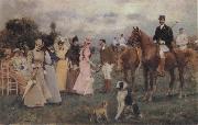 Francisco Miralles Y Galup The Polo Match painting